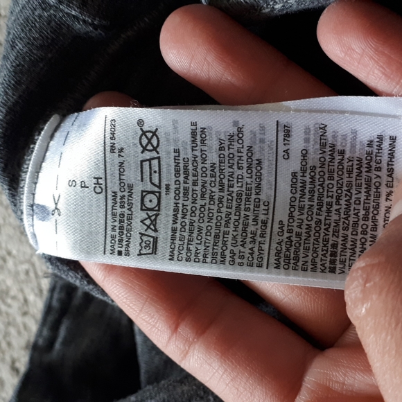 Grey space-dyed cotton Gapfit leggings - Picture 3 of 3